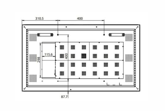  Фото панель для видеостены hisense 46" 46vw25e - фото 2