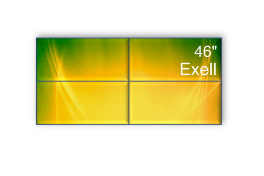 Изображение Видеостена 2x2 Exell 46" EXPD-WA46AB05