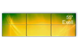  Фото видеостена 3x2 exell 55" expd-wa55ab35 - фото 2