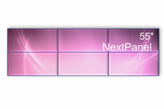 Изображение Видеостена 3x2 NextPanel55W088 55"