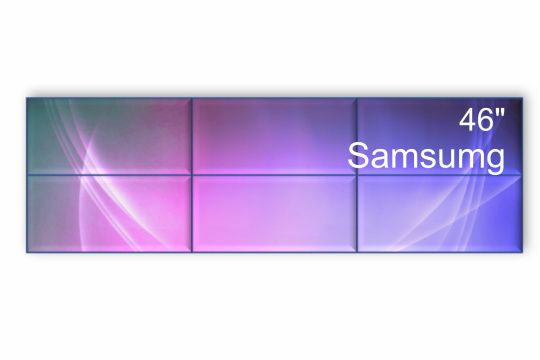  Фото видеостена 3x2 samsung 46" vm46t-u - фото 1