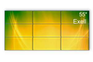 Фото видеостена 3x3 exell 55" expd-wa55ab05 - фото 2
