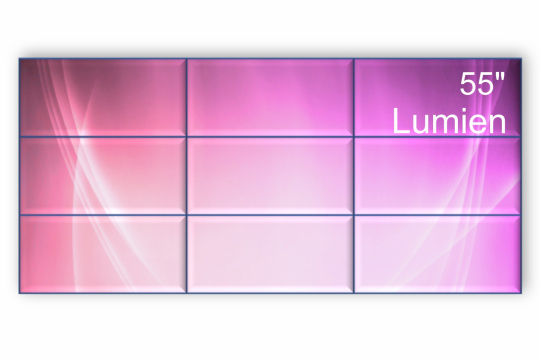 Изображение Видеостена 3x3 Lumien 55" LMW5509LHRU